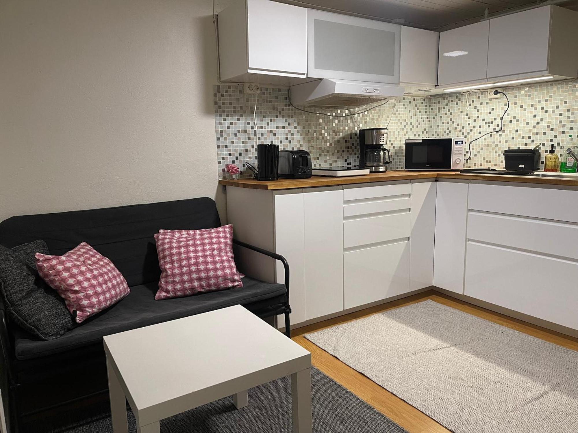 Nice Apartment With1 Bedroom Separate Living Room With A Sofa Bed And A Tiny Kitchen A Bathroom Located In Nordstrand Near By The Sea For 3 Guests With A Garden And Grill 5 Extra Guests With Extra Cost In The Cabin With Sea View Just Outside The Apar أوسلو المظهر الخارجي الصورة